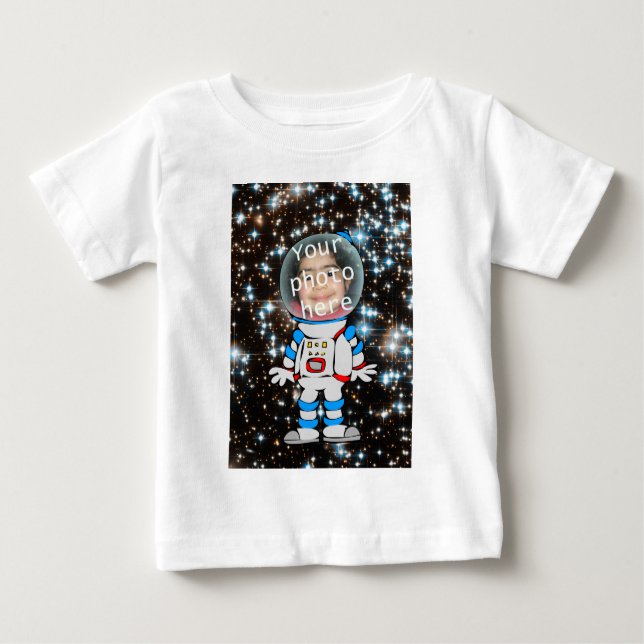 Camiseta De Bebé Astronauta en entrenamiento - Plantilla de niño es (Anverso)