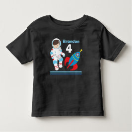 Camiseta De Bebé Astronauta Espacio Ultraterrestre Personalizado de