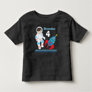 Camiseta De Bebé Astronauta Espacio Ultraterrestre Personalizado de