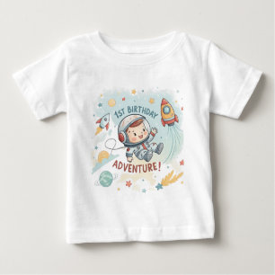 Camiseta De Bebé Astronauta Estrellas estrelló al niño del primer c
