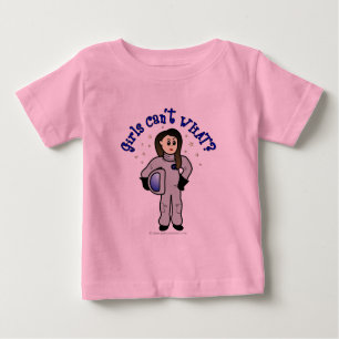 Camiseta De Bebé Astronauta mujer ligera