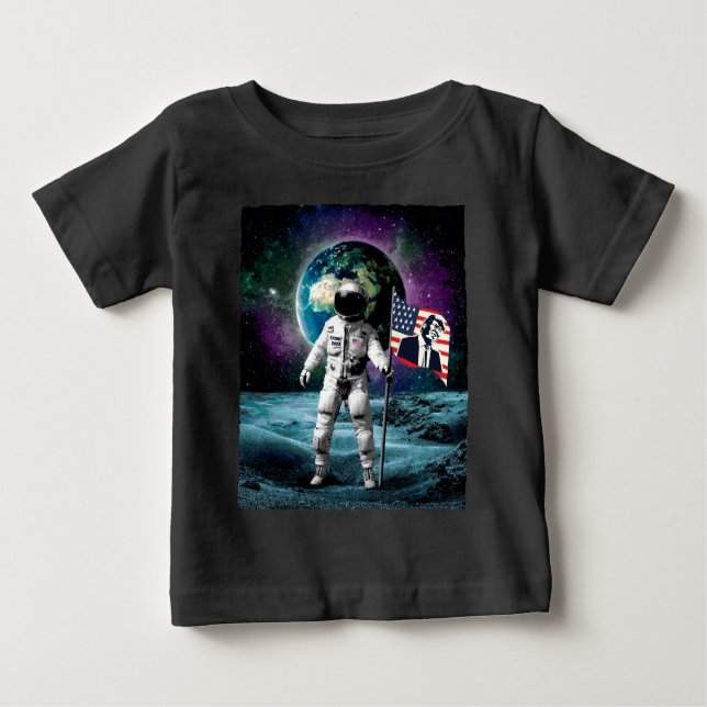 Camiseta De Bebé Astronautas por la invitación de Trump 2024 (Anverso)