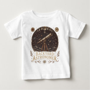 Camiseta De Bebé Astrónomo de patio trasero divertido Astronomía Am