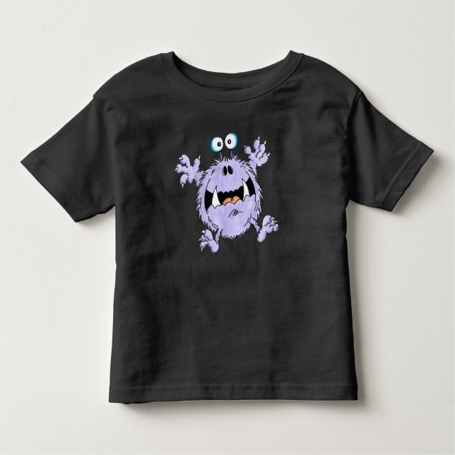 Camiseta De Bebé Asustado niño Fred (Anverso)