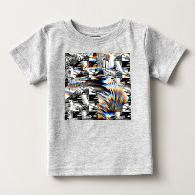 Camiseta De Bebé Ataque con arco iris camiseta para bebé (Anverso)