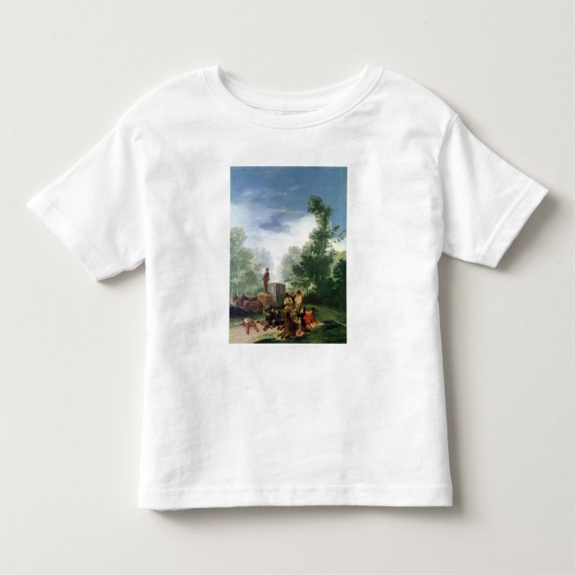 Camiseta De Bebé Ataque de Francisco Jose de Goya y Lucientes el | (Anverso)