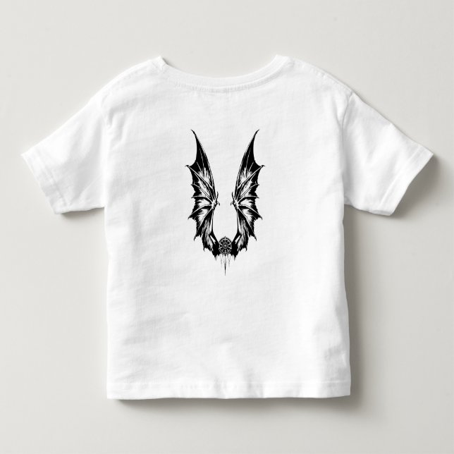 Camiseta De Bebé Ataques de dragón (Reverso)