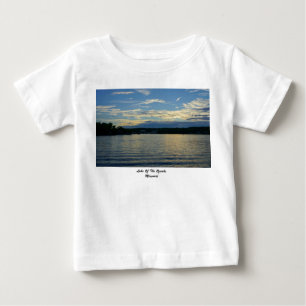 Camiseta De Bebé Atardecer Azul Lago De Los Ozarks