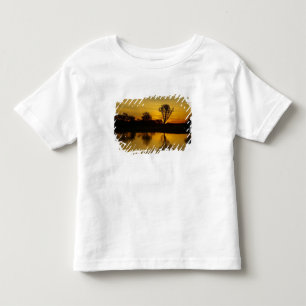 Camiseta De Bebé Atardecer, Billabong de Agua Amarilla