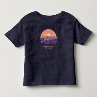 Camiseta De Bebé Atardecer de montaña violeta morada de montaña