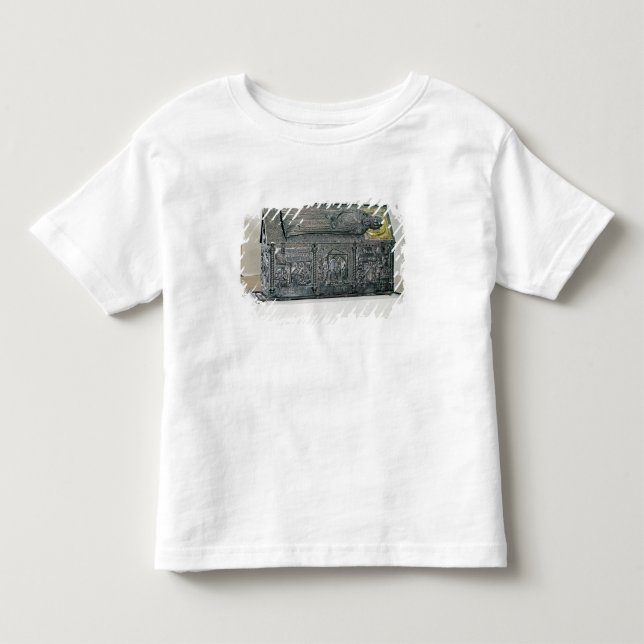 Camiseta De Bebé Ataúd que contiene los restos de St. Simeon (Anverso)