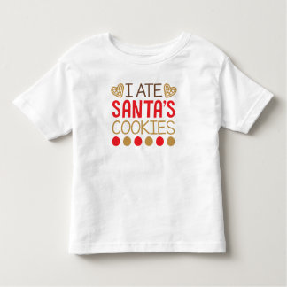 Camiseta De Bebé Ate Santa Cookies Navidades regalo