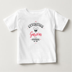 Camiseta De Bebé Atención cocinero a la señal