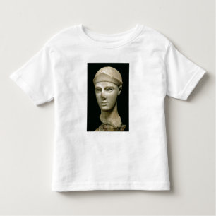 Camiseta De Bebé Athena de Aegina, llevando un casco, jefe de a