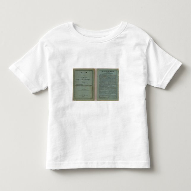 Camiseta De Bebé Atlas de la historia universal (Anverso)