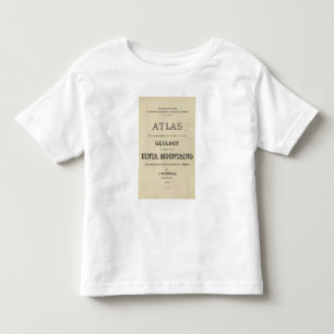 Camiseta De Bebé Atlas de la página de título que acompaña el