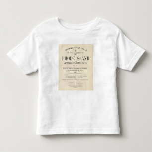 Camiseta De Bebé Atlas de Rhode Island de la página de título