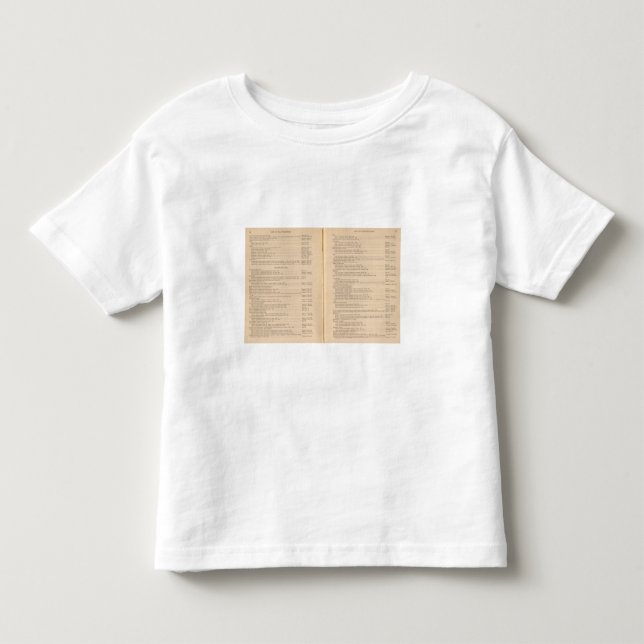 Camiseta De Bebé Atlas estadístico 1900 9 (Anverso)