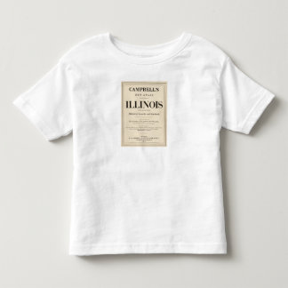 Camiseta De Bebé Atlas Illinois de la página de título nuevo