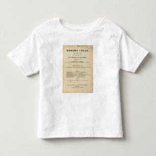Camiseta De Bebé Atlas moderno de la página de título