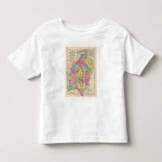 Camiseta De Bebé Atlas topográficos de los condados de Maryland 4