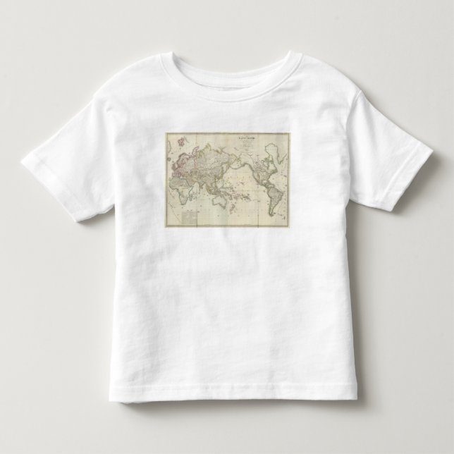 Camiseta De Bebé Atlas universal de París (Anverso)