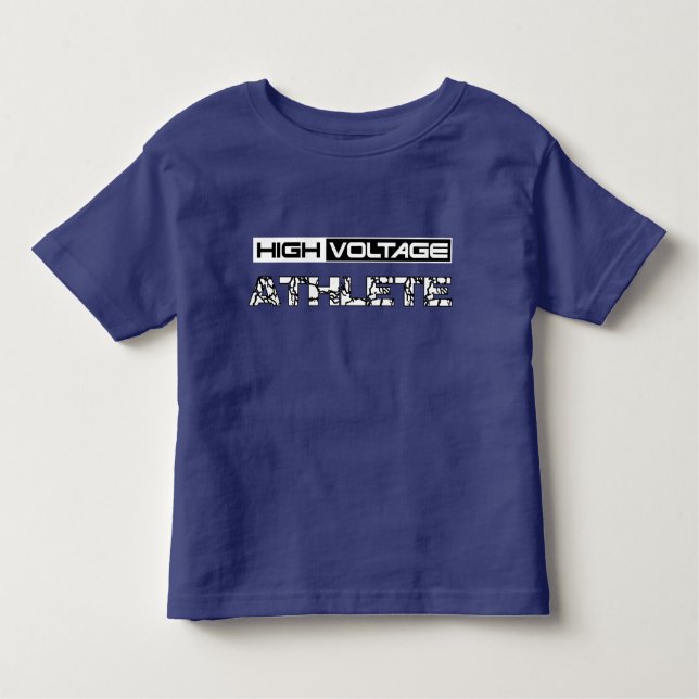 Camiseta De Bebé Atleta del alto voltaje (Anverso)