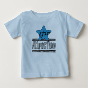Camiseta De Bebé Atracción de la estrella azul