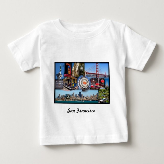 Camiseta De Bebé Atracciones de San Francisco (Anverso)