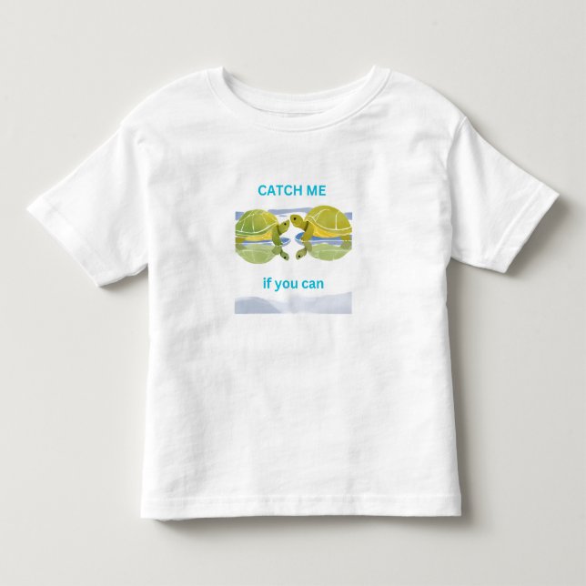 Camiseta De Bebé Atrápame si puedes (Anverso)
