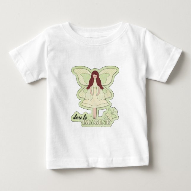 Camiseta De Bebé Atrévase a imaginarse... (Anverso)