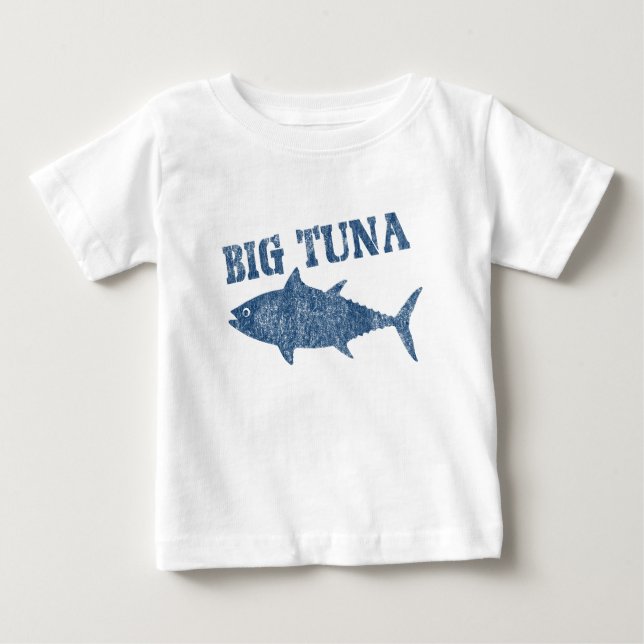 Camiseta De Bebé Atún grande (Anverso)