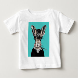 Camiseta De Bebé Audrey bunny hare T-Shirt