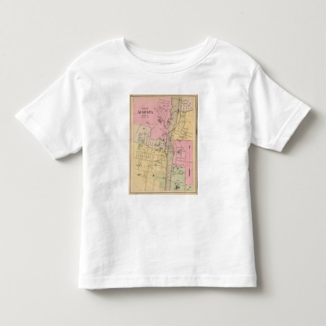 Camiseta De Bebé Augusta, el condado de Kennebec (Anverso)