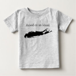 Camiseta De Bebé aumentado en una isla Long Island Nueva York