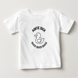 Camiseta De Bebé Auntie duck Quack Quack Quack Quack