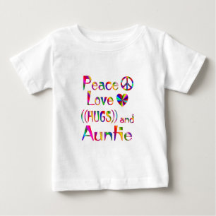 Camiseta De Bebé Auntie Hugs