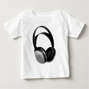 Camiseta De Bebé Auriculares de Pop Art