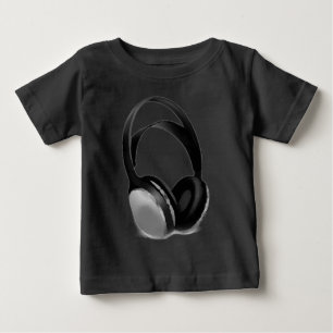 Camiseta De Bebé Auriculares de Pop Art