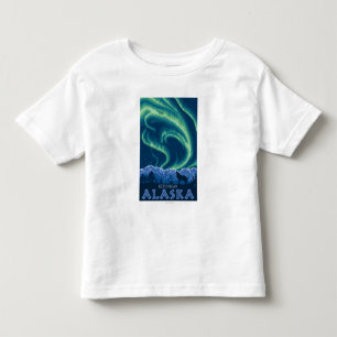 Camiseta De Bebé Aurora boreal - Ketchikan, Alaska