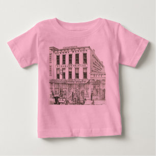 Camiseta De Bebé Aurora Illinois Aurora Beacon News 1871 Stone Lith