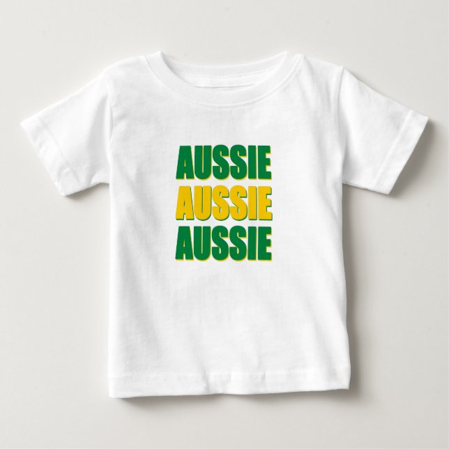 Camiseta De Bebé Aussie Aussie (Anverso)