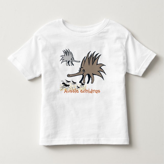 Camiseta De Bebé Aussie echidnas (Anverso)