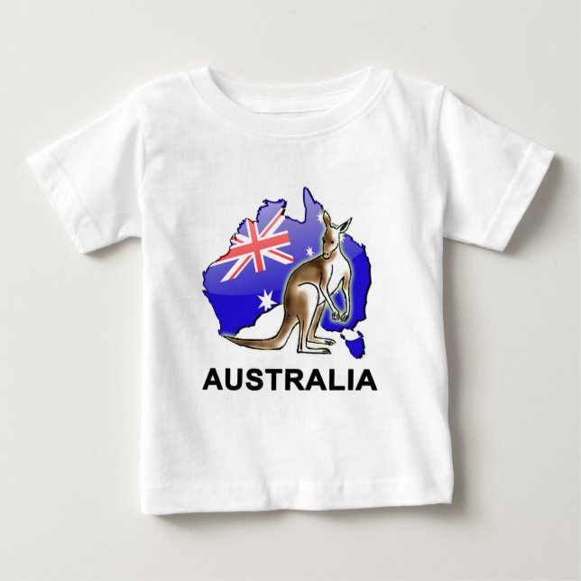 Camiseta De Bebé Australia (Anverso)