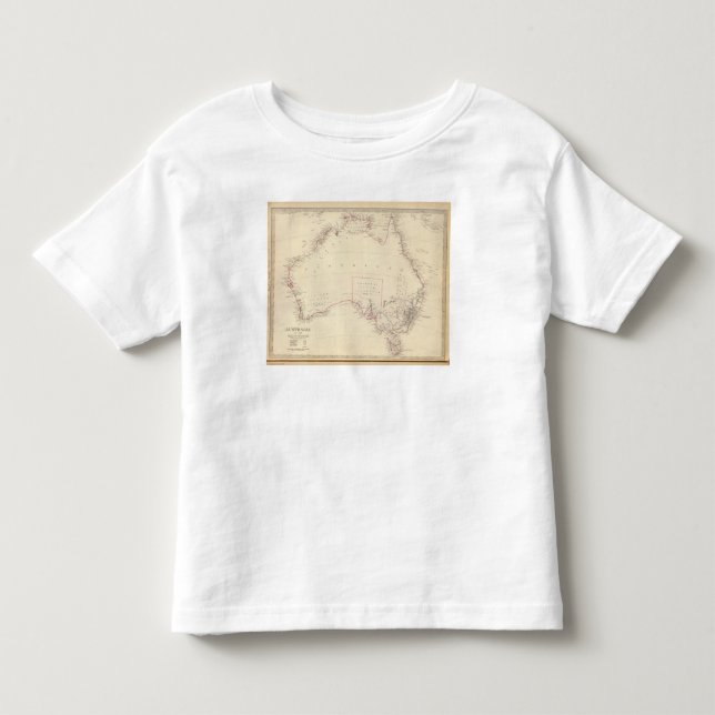 Camiseta De Bebé Australia en 1839 (Anverso)