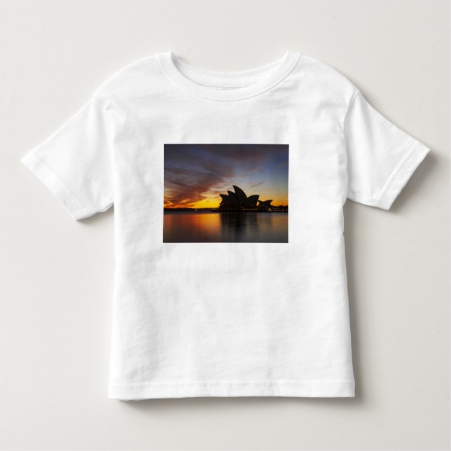 Camiseta De Bebé Australia, Nueva Gales del Sur, Sidney, Ópera de S (Anverso)