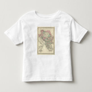Camiseta De Bebé Austria, Turquía en Europa, y Grecia