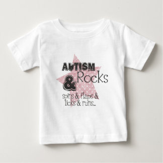 Camiseta De Bebé autism rocks