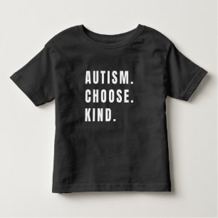 Camiseta De Bebé autismo elegir amable Toddler T-Shirt moderno