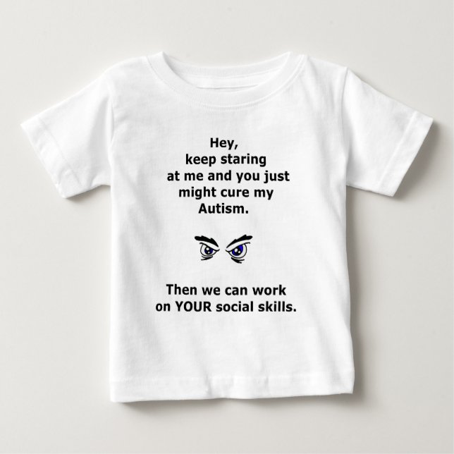 Camiseta De Bebé Autismo/KeepStaring (Anverso)